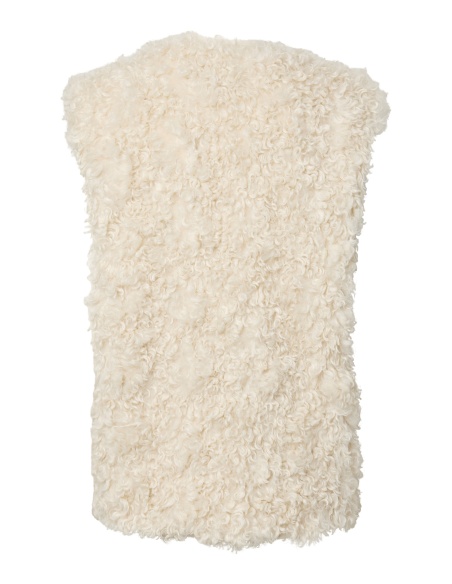 Gilet Fluffy Birch PCEVELYN PIECES - 2 | TOP